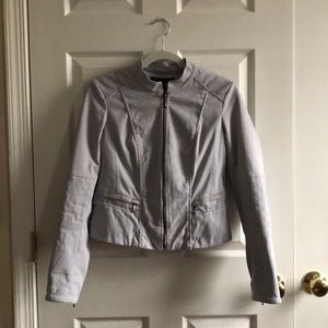 Light Grey Moto Jacket